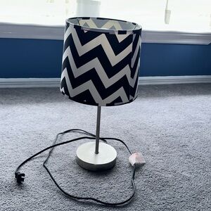 Black and white lamp
